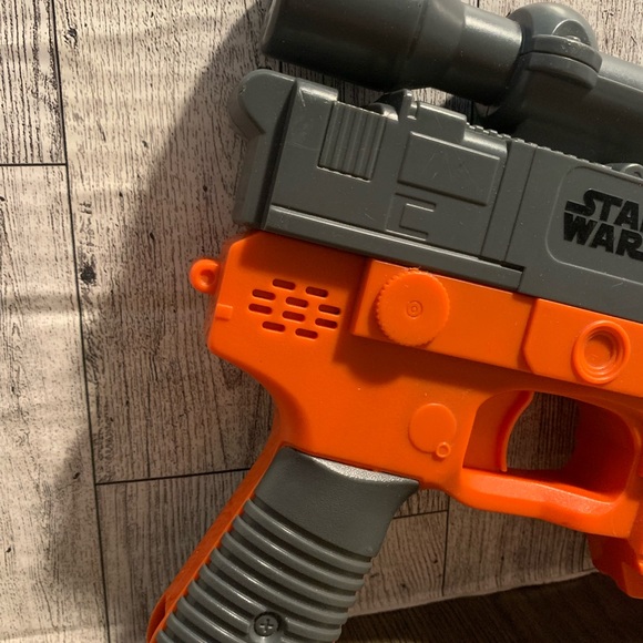 Nerf Star Wars Orange The Force Awakens Han Solo Blaster Lights & Sounds - Picture 4 of 11